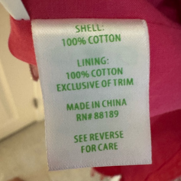 Lilly Pulitzer Augusta Anchor Print Jacquard‎ Lace Trim Shift Dress Size 8 - Picture 9 of 14